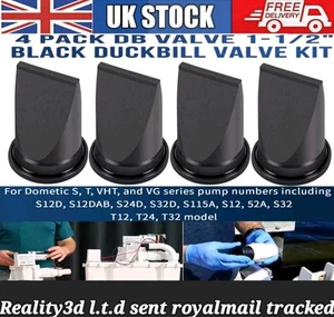 4Pc For SeaLand Dometic Duck Bill Valve Kit - 1-1/2" Kit for VacuFlush 385310076 - Picture 1 of 7