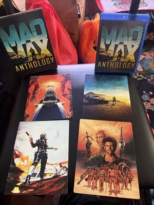 Mad Max Anthology (Blu-ray Disc, 2015, 5-Disc Set) Includes 4 Art Prints Rare - Image 1 of 4