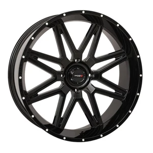 System 3 ST-7 24x9 ATV/UTV Wheel - Gloss Black (4/137) 5+4 [24S3-7137] - Picture 1 of 1