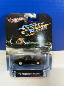 1/64 HOT WHEELS REAL RIDERS SMOKEY AND THE BANDIT 1977 PONTIAC FIREBIRD RETRO - Picture 1 of 2