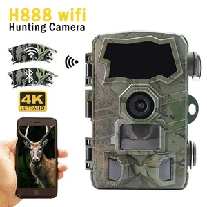 H888 WIFI Wildlife Trail Camera Photo Traps Night Vision 32MP 4K Hunting Cameras - Picture 1 of 23