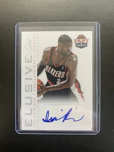 2012-13 Panini Past & Present Elusive Ink #37 Isaiah Rider Auto TRAILBLAZERS - Picture 1 of 2