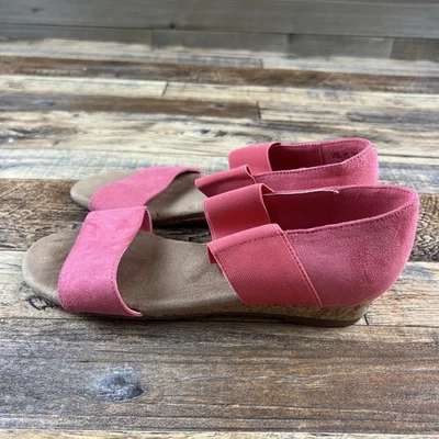 Sandalias Naturalizer para mujer Rover sin cordones corcho rosa playa costera tiras 6,5 Foto 1 de 4