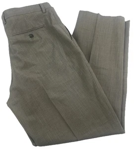 Jos A.Bank Reserve Dress Pants Man’s 36X31  Gray Italian Marzotto Wool Fabric - Picture 1 of 24
