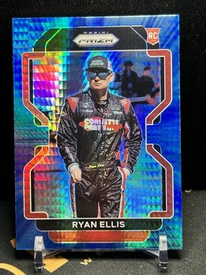2022 Panini Prizm Racing Nascar Ryan Ellis Blue & Carolina Blue Hyper RC #22 - Image 1 of 2