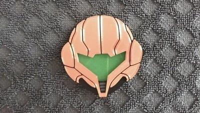 Super Metroid Samus Casco Imán Videojuegos SNES N64 Sega Genesis Nintendo NES Foto 1 de 4