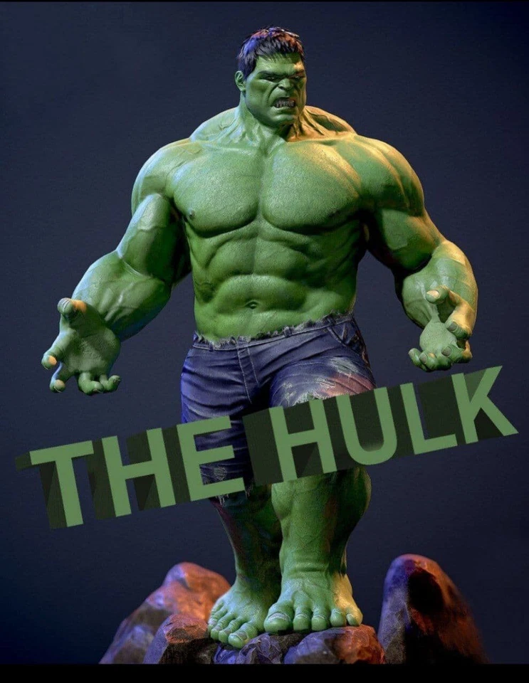 Hulk Skulptur Statue Modellbausatz Marvel unbemalt/unmontiert - Bild 1 von 1