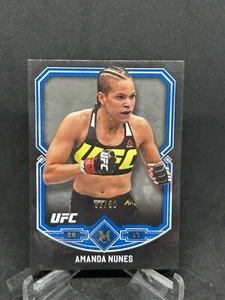 2017 Topps UFC Museum Collection #3 Amanda Nunes Sapphire #/50 - Picture 1 of 3