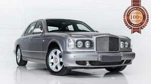 BENTLEY ARNAGE SILVER LUXURY SPORTS CAR PRINT PREMIUM POSTER - Picture 1 of 6