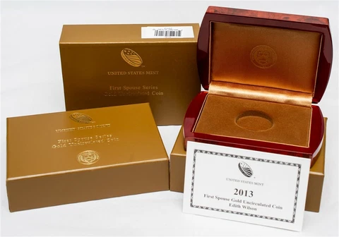 OGP For 2013-W First Spouse Gold Uncirculated $10 - Edith Wilson - No Coin Cover