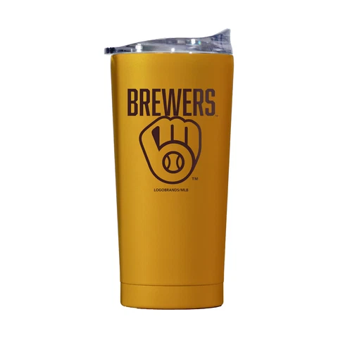 Milwaukee Brewers 20oz. Fashion Color Powdercoat Tumbler Cover
