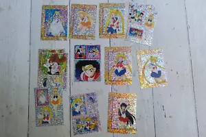 SUPER RARE Sailor Moon Prisma Sticker Trading CardsToei DiC 99 & Amada 98 Lot - Bild 1 von 18