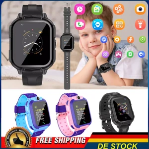 Kinder Telefonuhr Smartwatch LBS Uhr SOS SIM Kamera Wasserdicht Kid Armbanduhr - Zdjęcie 1 z 14