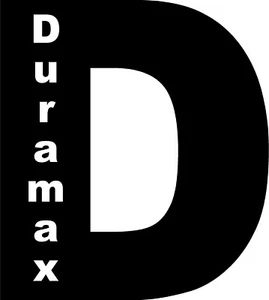 DURAMAX 9.5" Decal Window After Market Truck Diesel Fits Chevy HD 2500 - Bild 1 von 2