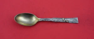 Lap Over Edge Mixed Metals by Tiffany and Co Sterling Teaspoon GW w/pinecones 6" - Picture 1 of 2
