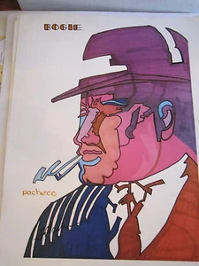 FERDIE PACHECO SIGNED POSTER - "BOGIE" - 16" X 20"  - Picture 1 of 2