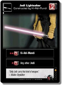 Jedi Lightsaber, Constructed by Ki-Adi-Mundi - Menace of Darth Maul - Young Jedi - Imagen 1 de 6