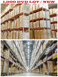 HUGE WHOLESALE LIQUIDATION 1,000 DVD MIX GENRES LOT- KIDS-HORROR-ACTION & + -NEW - Picture 1 of 1