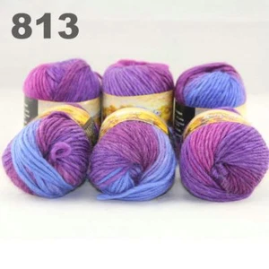 6Balls x 50g Chunky DIY Needle crafts Hand-Woven Knitting Scores Wool Yarn 13 - Picture 1 of 24