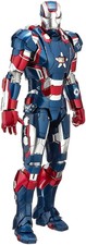 Movie Masterpiece DIECAST Iron Man 3 1/6 Figure Iron Patriot Hot Toys Marvel