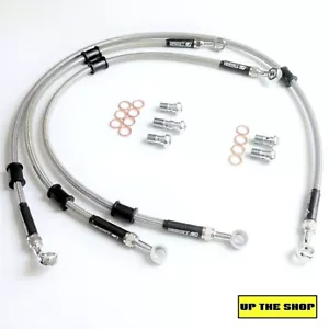YAMAHA FZ600 1986-89 VENHILL s/steel braided brake lines hoses Front - Picture 1 of 2