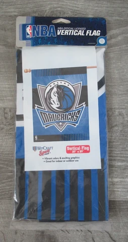 Dallas Mavericks Indoor Outdoor Vertical Flag Banner 27" x 37" NBA Logo Cover