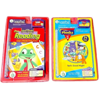 LeapFrog LeapPad Lot Of 2 Pre Reading & Phonics Program - Image 1 of 4
