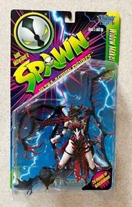 SPAWN WIDOW MAKER Action Figure (McFarlane Toys 1996) -- On Card - Picture 1 of 2