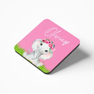 Montaña rusa elefante personalizada para niños - Personalizable con el nombre de tu hijo - Imagen 1 de 11