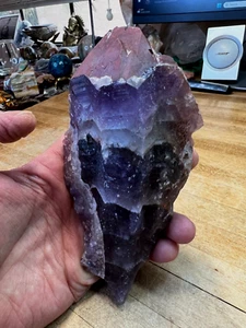 Auralite 23 Amethyst Crystal Gemstone Natural Healing Laser Points Specimens 511 - Picture 1 of 13