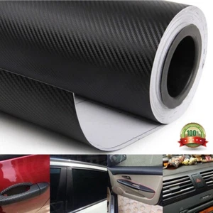 DIY 3D Car Carbon Fiber Vinyl Wrap Roll Film Sticker Decal Interior 2M X 600MM - Picture 1 of 9