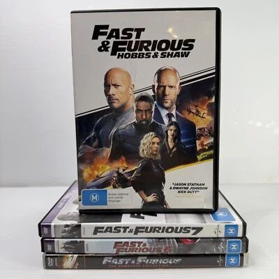 Fast & Furious Movie DVD Bundle | 1 - 7 + Hobbs & Shaw - Image 1 of 4