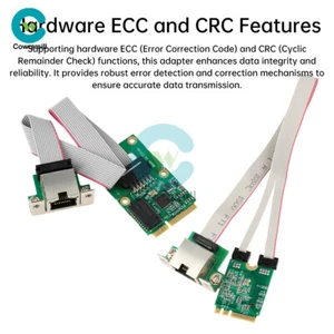 M.2 Key A+E/PCI-E 2.5G Gigabit Ethernet Network Lan Card 1000Mbps RTL8125BG Chip - Picture 1 of 30