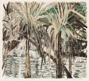 Pandanus, Elsey Falls : Margaret Preston : 1946 : Art Print - Picture 1 of 2