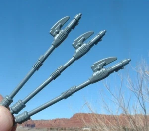 3 LOT Replacement Staff Weapons 1983 Lando, Klaatu, Weequay Vintage Star Wars - Picture 1 of 5