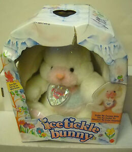 #40 NIB Vintage Mattel Ice Tickle Bunny Plush