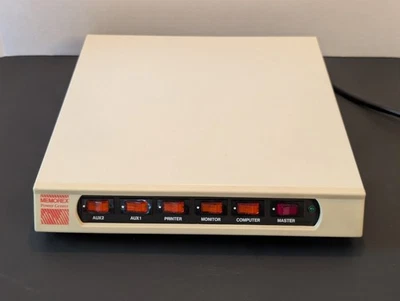 Vintage Computer Power 5 Switch Controller and Surge Suppressor Pc-006-01 - Image 1 of 4