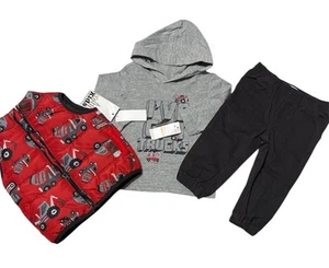 Kids Headquarters baby-boys 3 Pieces Vest SetPants Set/Size 12 Months - Picture 1 of 6