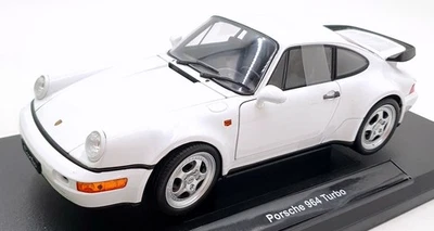 Welly 1/18 Scale Diecast 18026W - Porsche 964 Turbo - White - Photo 1/4