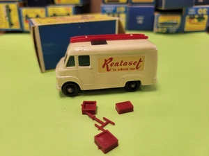 ANTIGUA FURGONETA DE SERVICIO DE TV VINTAGE LESNEY MATCHBOX # 62 CAJA ORIGINAL - Imagen 1 de 4