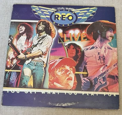 REO Speedwagon - You Get What You Play For - Live LP Vinyl - EPIC PEG 34494 - Image 1 of 4
