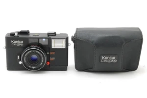 ¡Probado! [COMO NUEVA] Cámara fotográfica de 35 mm Konica C35 EF D Hexanon Point & Shoot de JAPÓN - Imagen 1 de 24