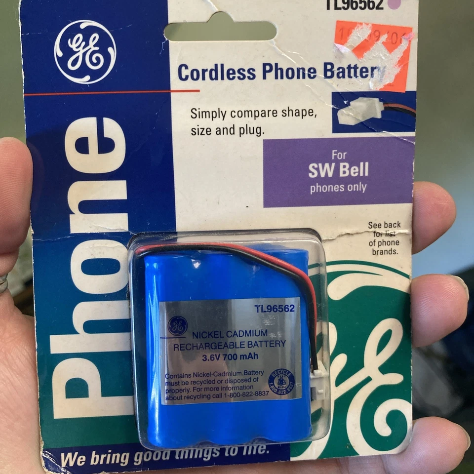 Genuine GE Cordless Phone Battery - TL96154 - Image 1 of 1