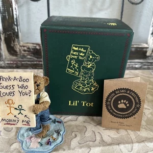 Boyds Bears & Friends Bearstone Collection Style #82529 Lil' Tot Originalverpackt - Bild 1 von 9