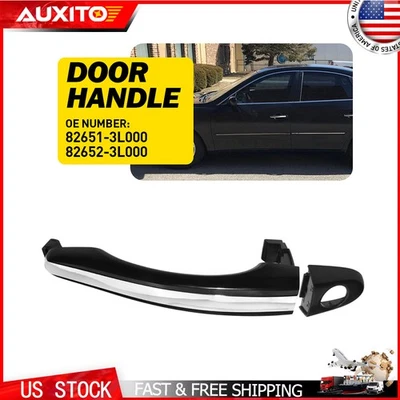 1* передняя левая левая наружная дверная ручка подходит для Hyundai Azera 06-11 загрунтованный пластик H - Изображение 1 из 4