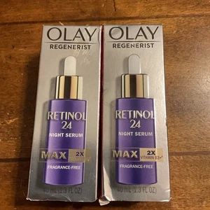 Suero Two Olay Regenerist Retinol 24 noches MAX 1,3 fl oz vitamina B3+ nuevo en caja - Imagen 1 de 4