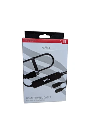 Cable Yok USB Tipo C a HDMI para Nintendo Switch - Negro Foto 1 de 2