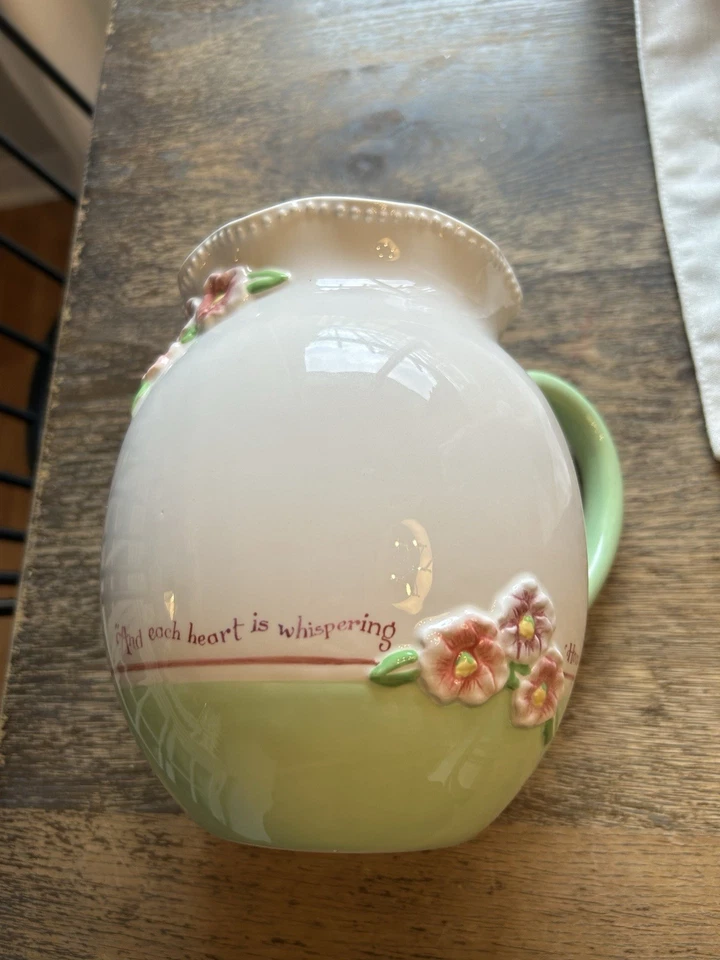 "Jarra Susan Branch 7,5"" 2002 Michael & Co. y cada corazón está susurrando... Foto 1 de 4