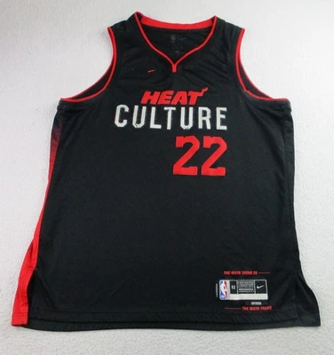Nike Miami Heat Jersey Mens XL Black NBA Basketball City Edition Jimmy Butler 22 - Image 1 of 4