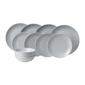 Royal Doulton Gordon Ramsay Maze 12 Piece Set - Light Grey - Picture 1 of 6